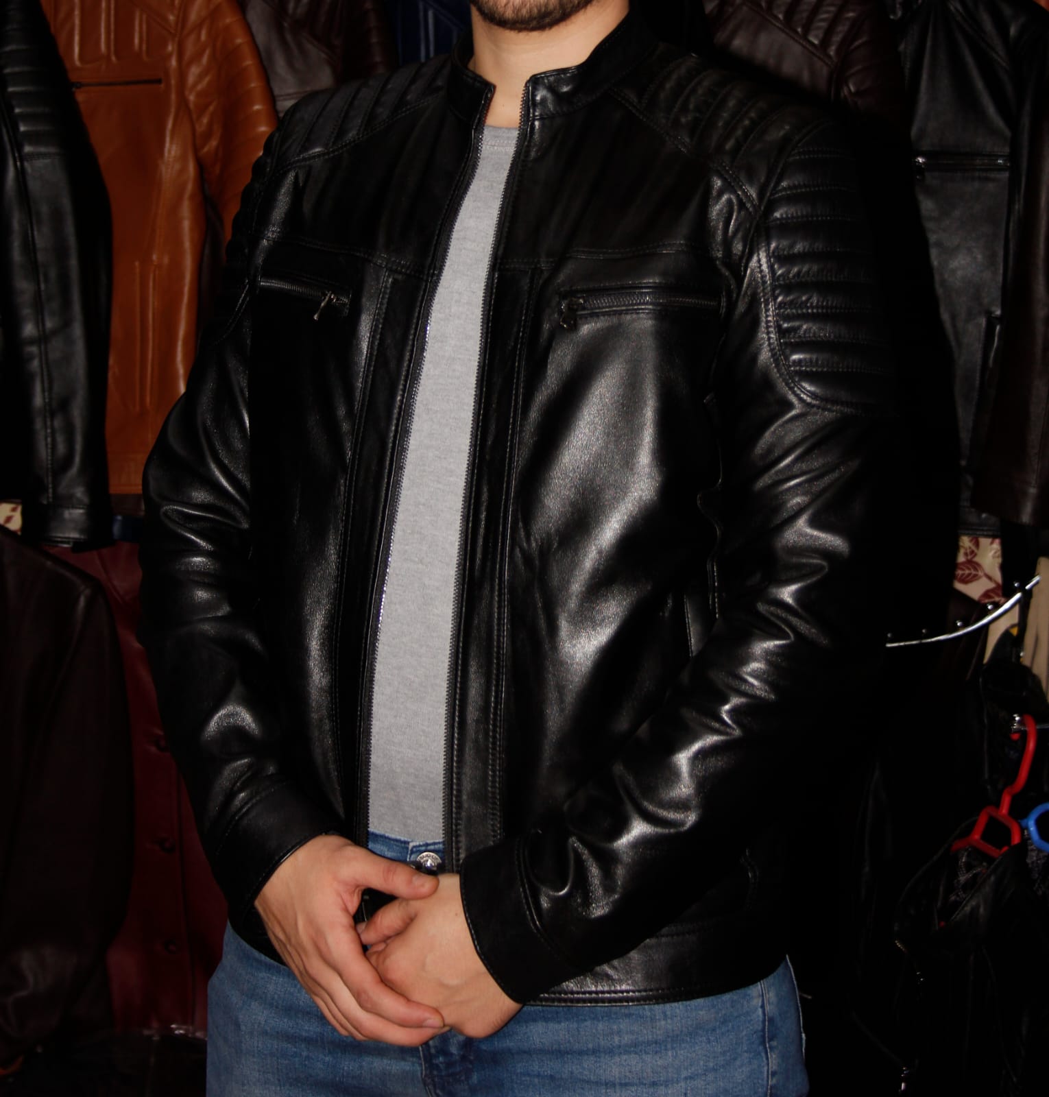 Original Queer jacket, handmade 100% genuine leather (Copy)