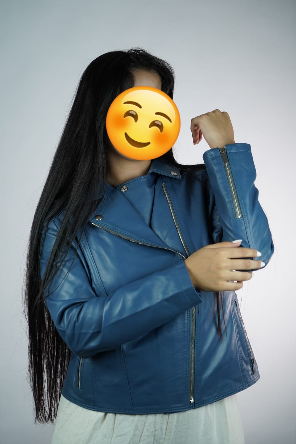 جاكيط كوير أصلية، مصنوعة يدويًا من الجلد الطبيعي %100