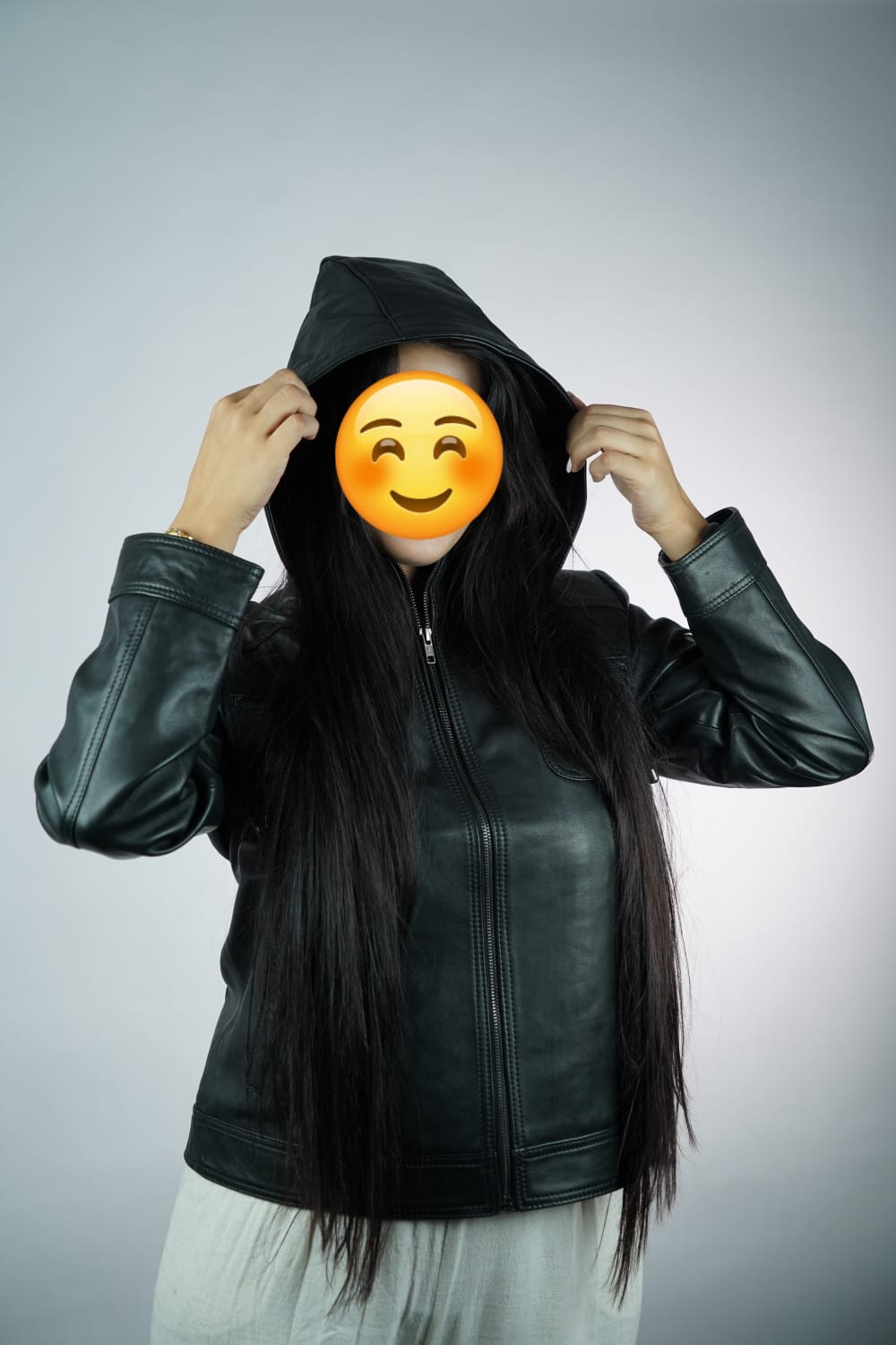 جاكيط كوير أصلية، مصنوعة يدويًا من الجلد الطبيعي %100